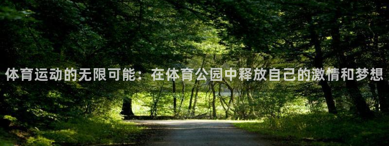 米兰体育官网下载招商：体育运动的无限可能：在体育公园中释放自