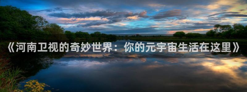 河豚搞笑：《河南卫视的奇妙世界：你的元宇宙生活在这里》